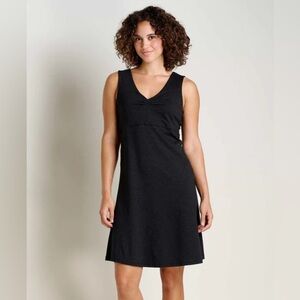 Toad&Co Rosemarie Sleeveless Dress in Black